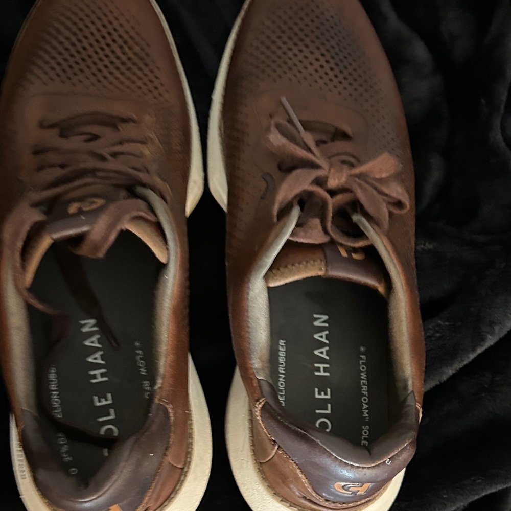 Cole Haan Brown Leather Sneakers - Picture 7 of 12